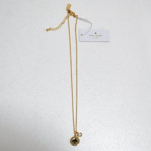 Kate Spade Spot the Spade Gold Charm Pendant Necklace